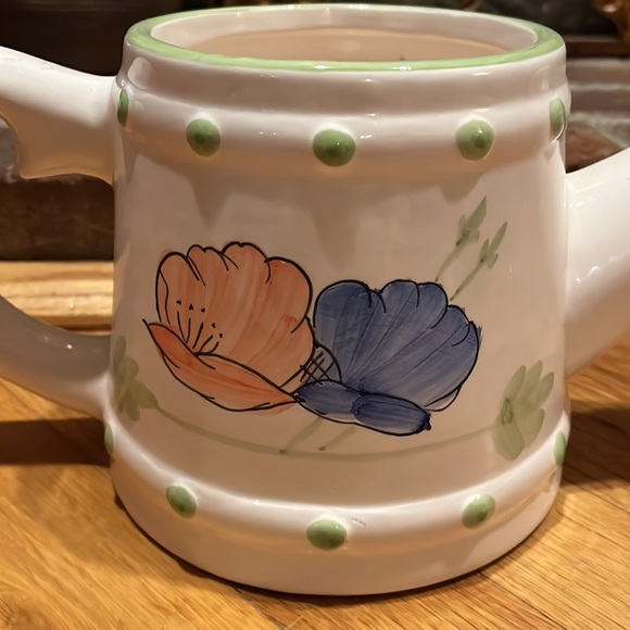 Ceramic Watering Can, Ceramic water can vase, water can planter, - Picture 2 of 5